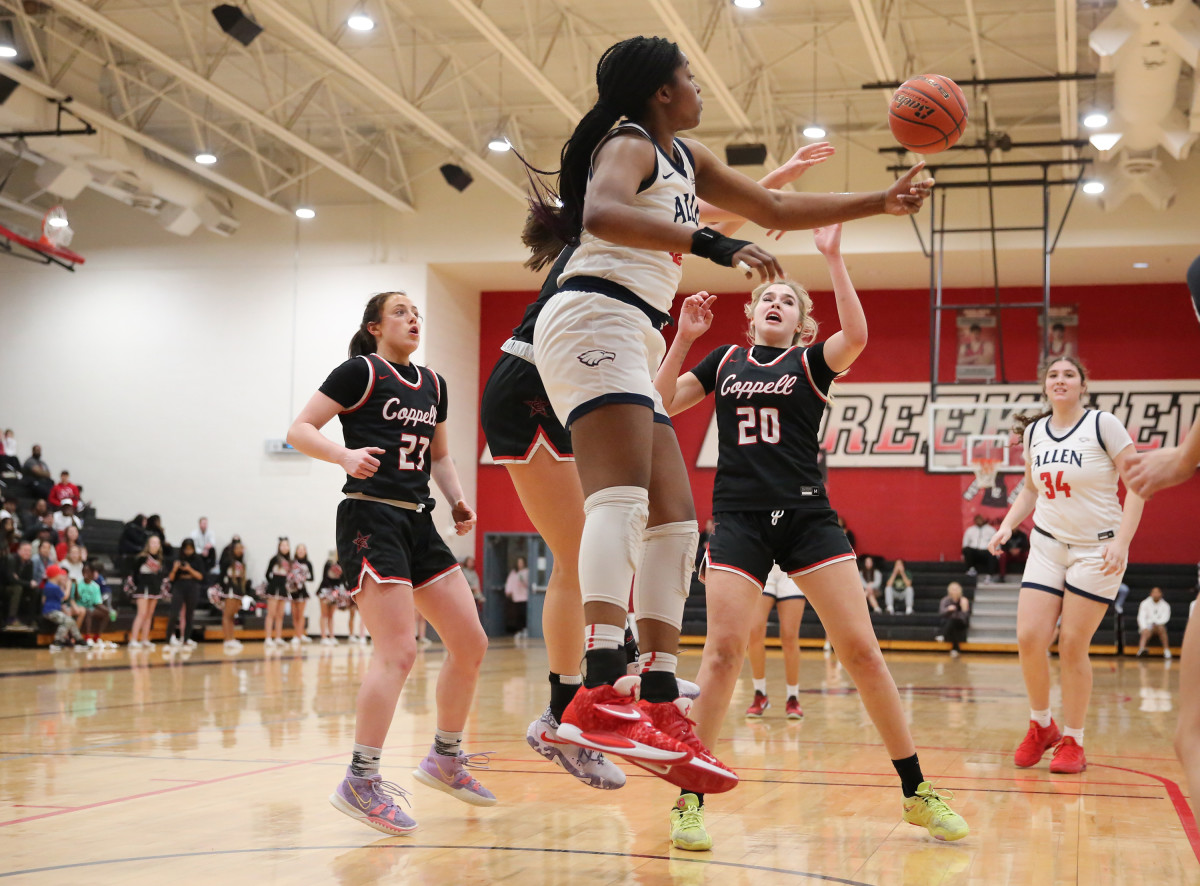Coppell Allen Texas 6A UIL girls basketball bi-district playoffs 021323 Brian McLean 22
